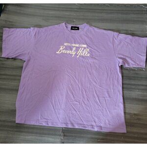 Homme Femme Beverly Hills T-shirt Purple NWOT Size 3XL